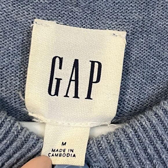 GAP sweater blue long sleeve medium - Picture 4 of 4